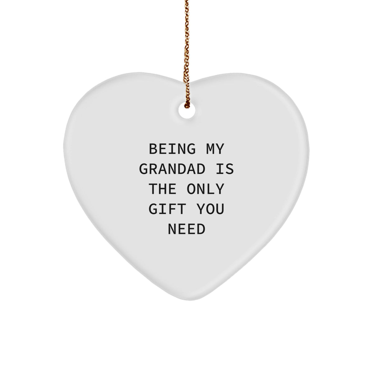 Being My Grandad Is The Only Gift You Need Gifts from Family Members for Grandad Christmas Unique Gifts - Image 1