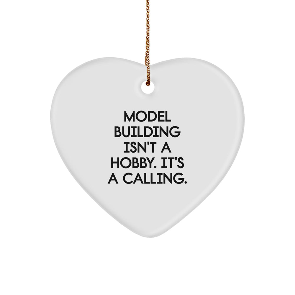 Model Building Heart Ornament Gifts from Friends, Family, or Coworkers for Christmas Unique Gifts - Image 1