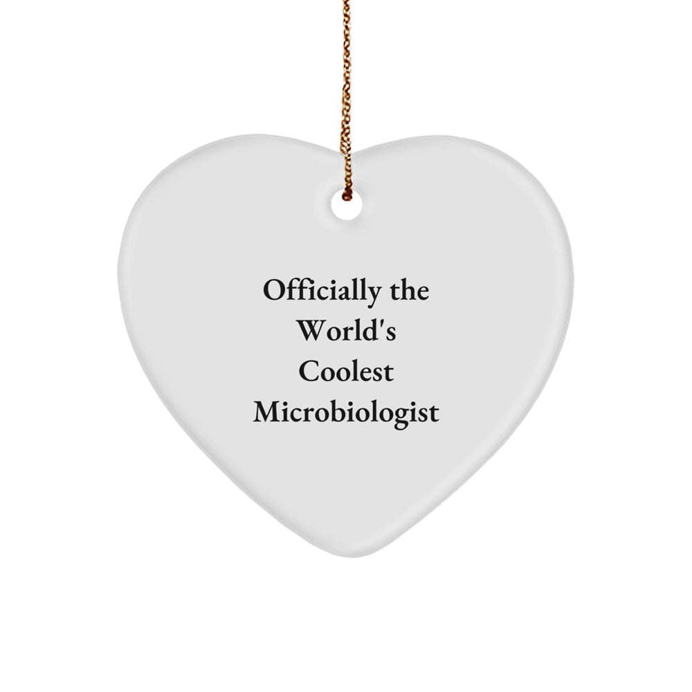 Funny Microbiologist Gifts - Officially The World's Coolest Microbiologist Christmas Unique Gifts for Men Women Friends Family from Friends - Image 1