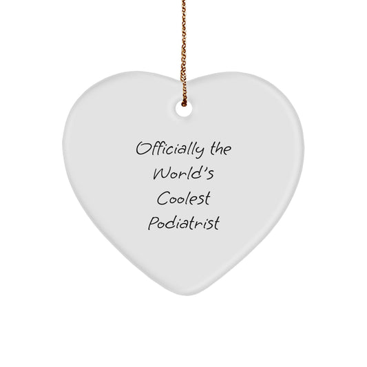 Funny Podiatrist Gifts - Officially The World's Coolest Podiatrist Christmas Unique Gifts from Family to Podiatrist - Image 1