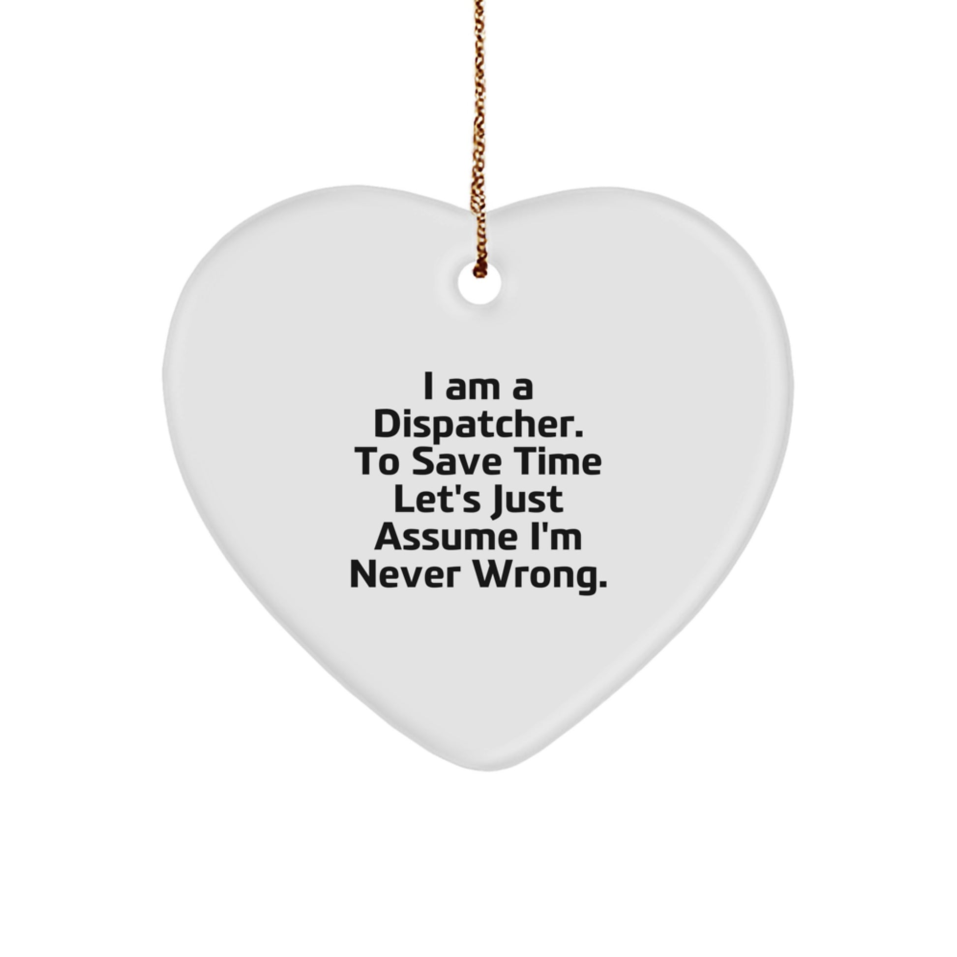 Funny Dispatcher Gifts from Men, Christmas Unique Gifts for Dispatcher Friends - Image 1