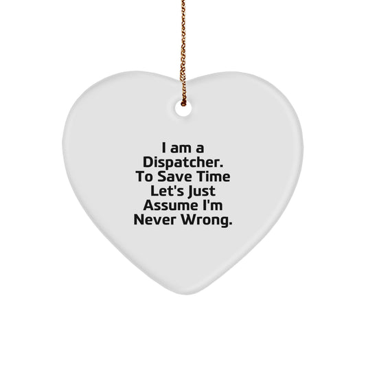 Funny Dispatcher Gifts from Men, Christmas Unique Gifts for Dispatcher Friends - Image 1