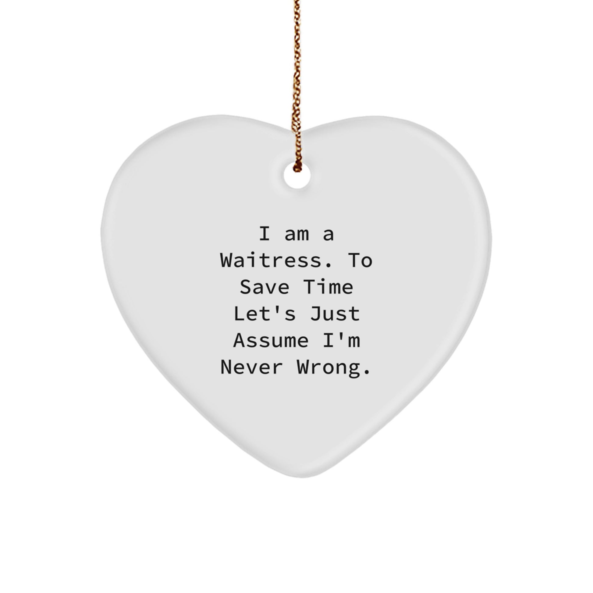 Funny Waitress Gifts from Friends Funny Christmas Unique Gifts for Waitress - Image 1
