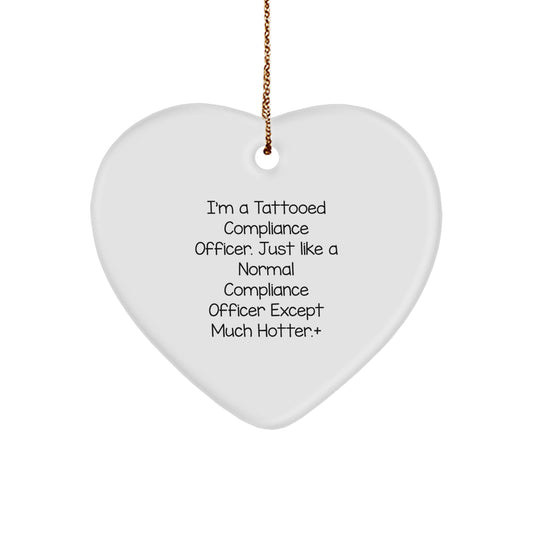 Funny Compliance Officer Gifts from Friends - I'm A Tattooed Compliance Officer Gifts for Men - Image 1