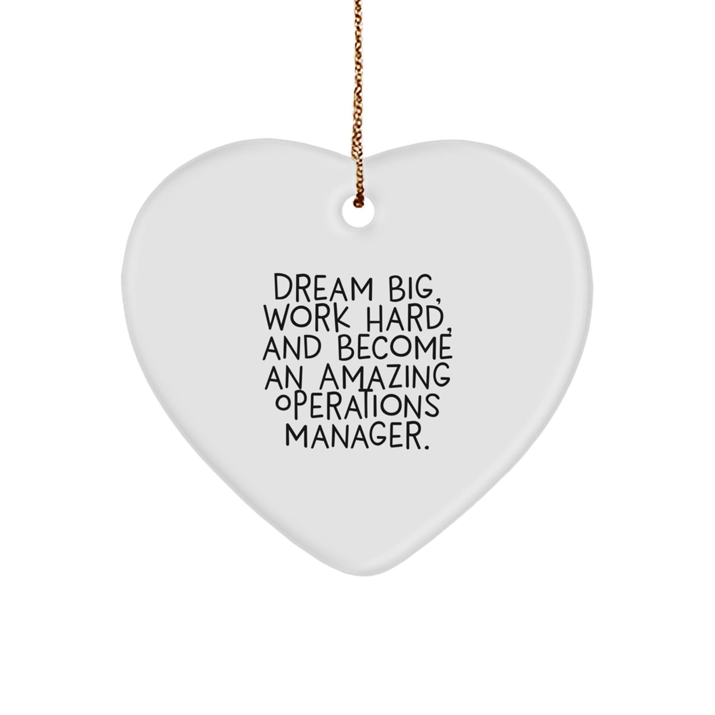 Operations Manager Keepsake Christmas Ornament for Him Gift - Image 1