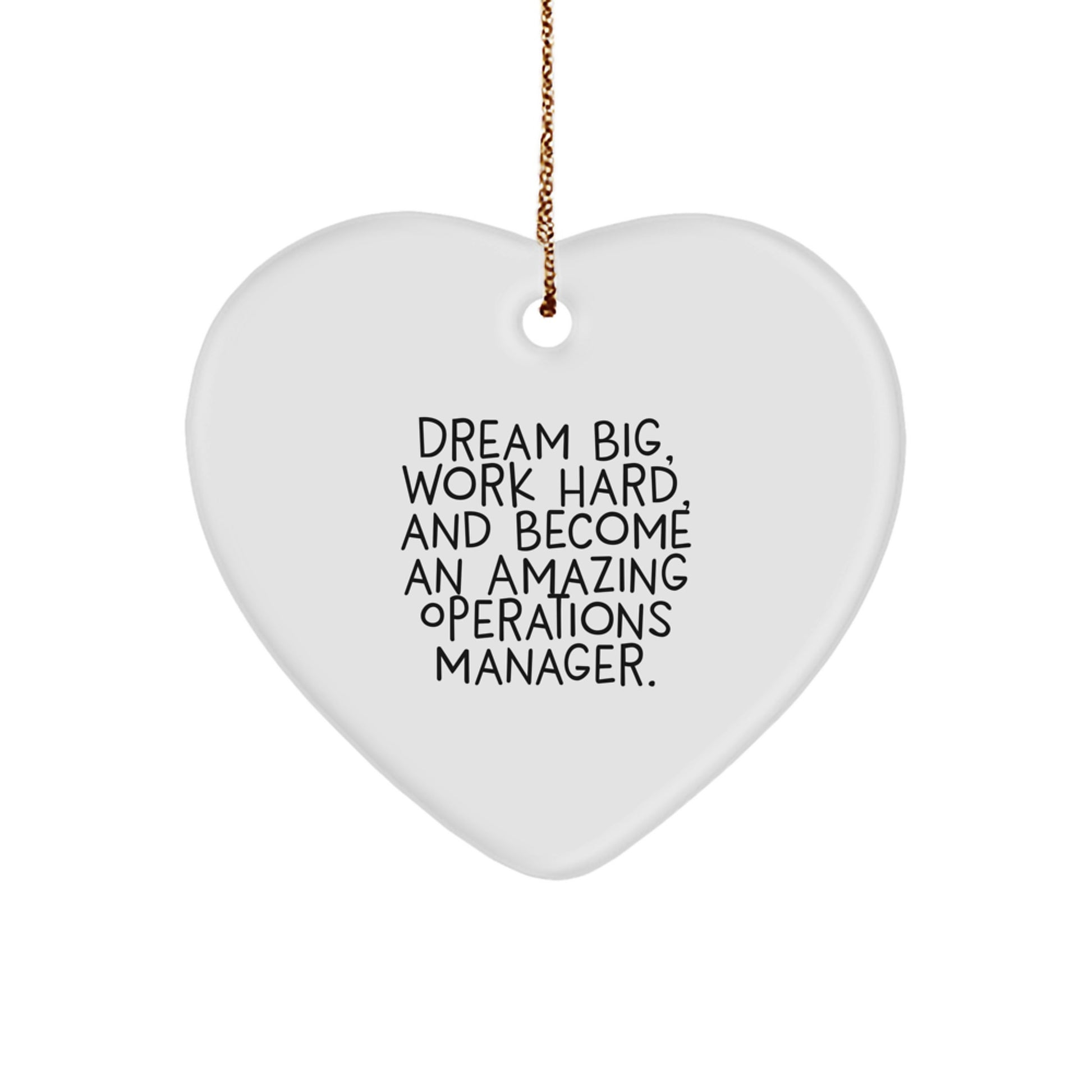 Operations Manager Keepsake Christmas Ornament for Him Gift - Image 1