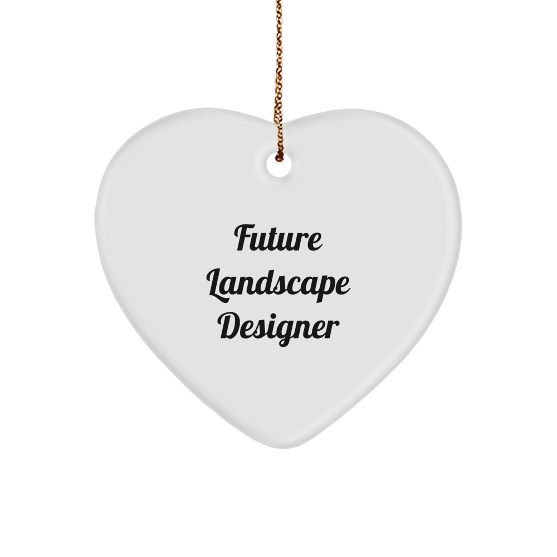 Christmas Unique Gift Landscape Designer Christmas Ornament for Her Present - Image 1