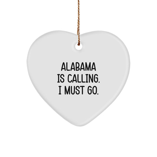 Alabama Favorite Kids Christmas Ornament Gift – Alabama Is Calling - Image 1