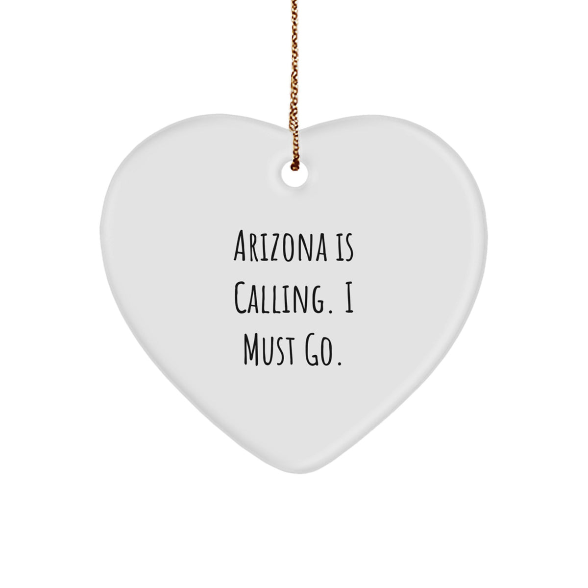 Christmas Ornament Essential Arizona Keepsake Gift for a Best Friend - Image 1