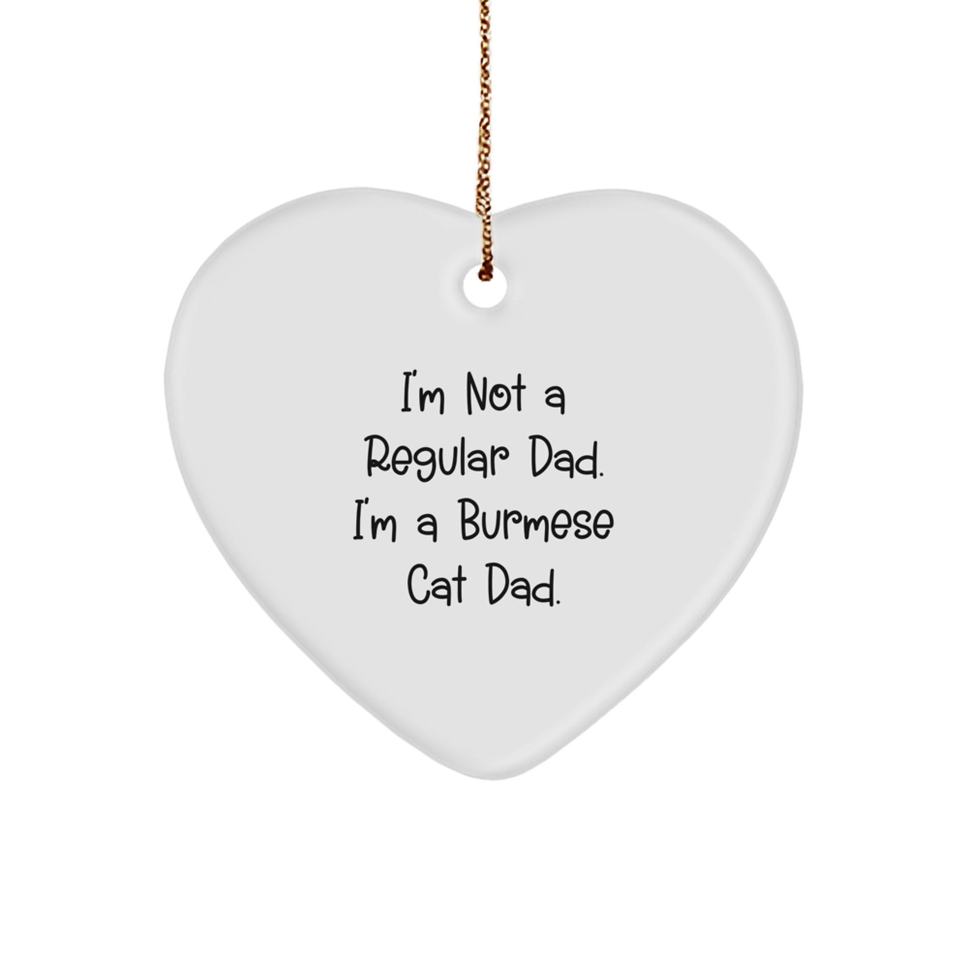 Funny Burmese Cat Dad Gifts from Men for Christmas Unique Gifts - Image 1