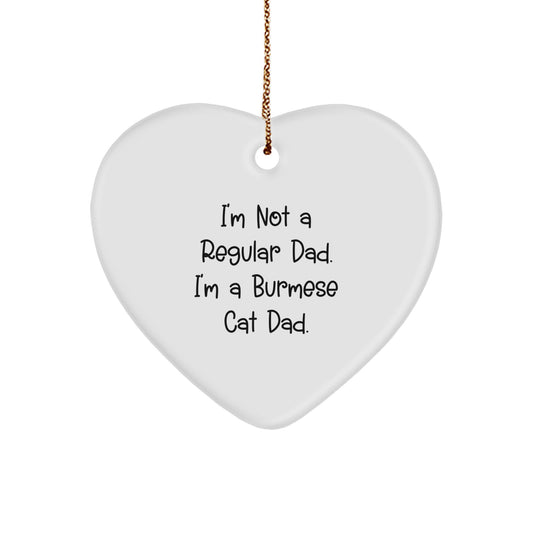 Funny Burmese Cat Dad Gifts from Men for Christmas Unique Gifts - Image 1