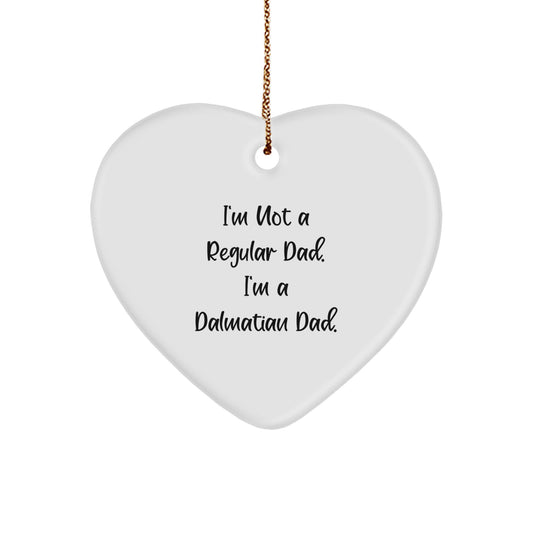 Dalmatian Dad Christmas Ornament Keepsake for Him Gift - Image 1