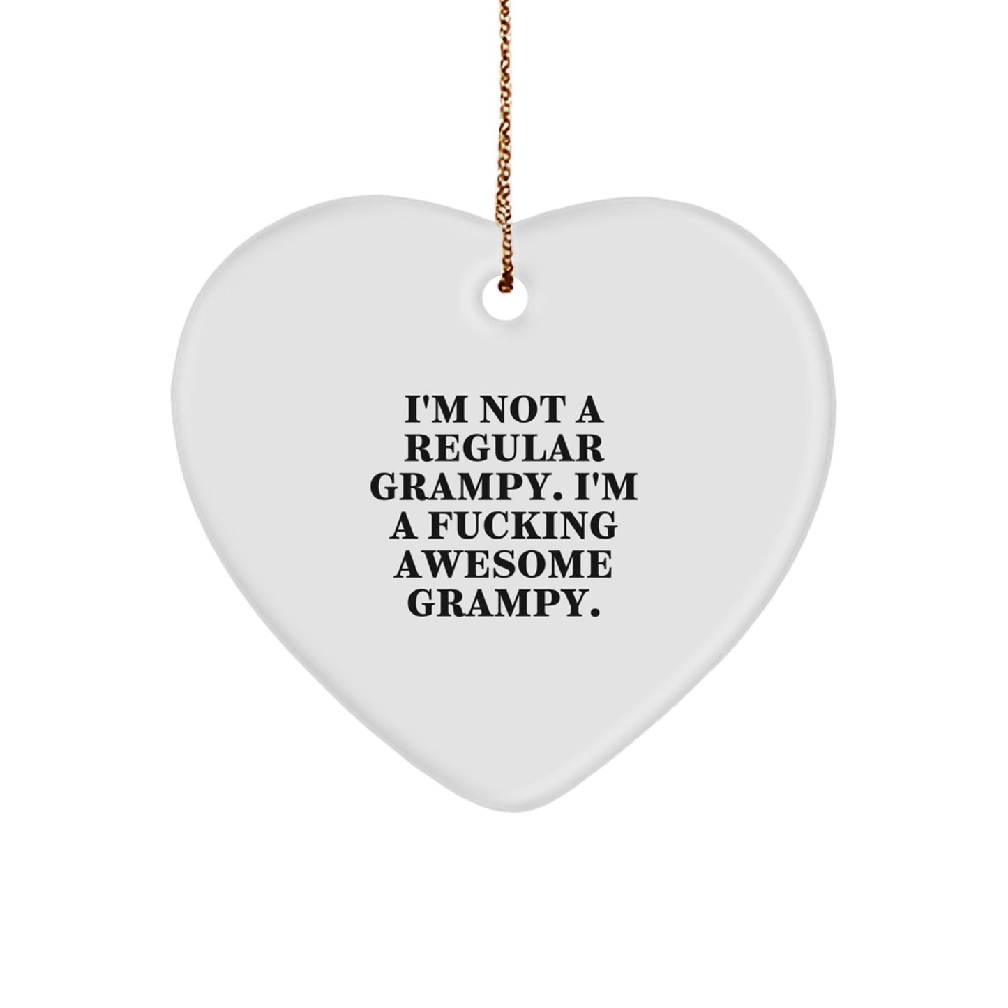 Grampy Keepsake Christmas Ornament for Him Gift - Image 1