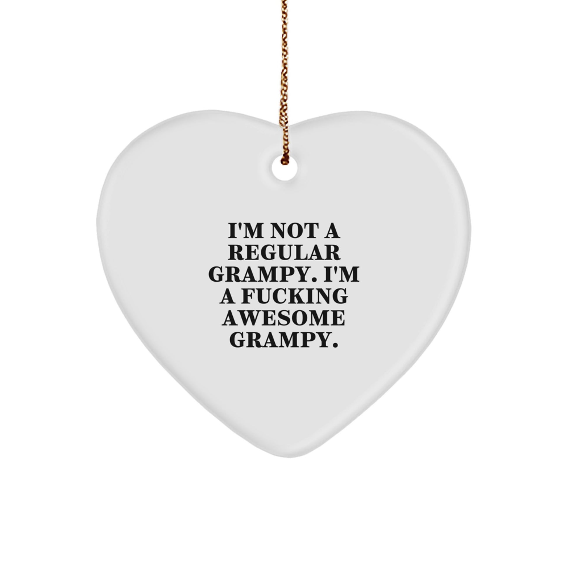 Grampy Keepsake Christmas Ornament for Him Gift - Image 1