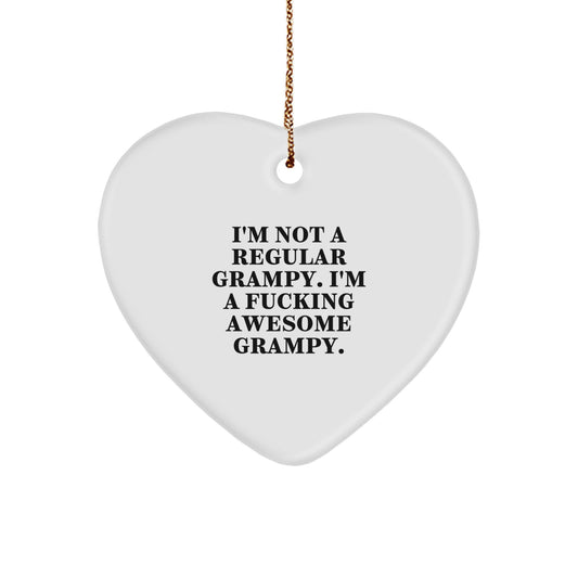 Grampy Keepsake Christmas Ornament for Him Gift - Image 1