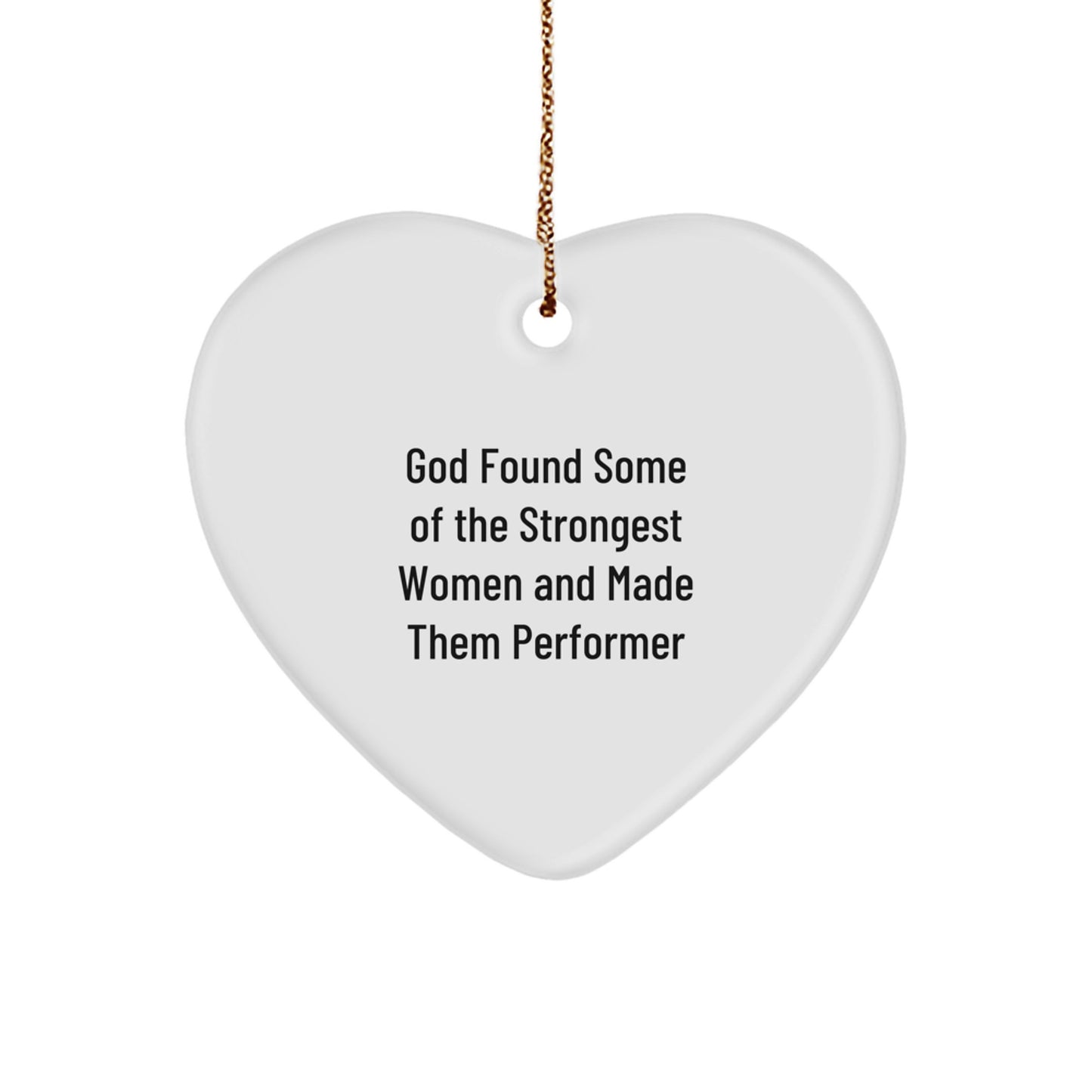 Funny Gifts from Men to Performer Friends on Christmas Unique Ornament - Image 1