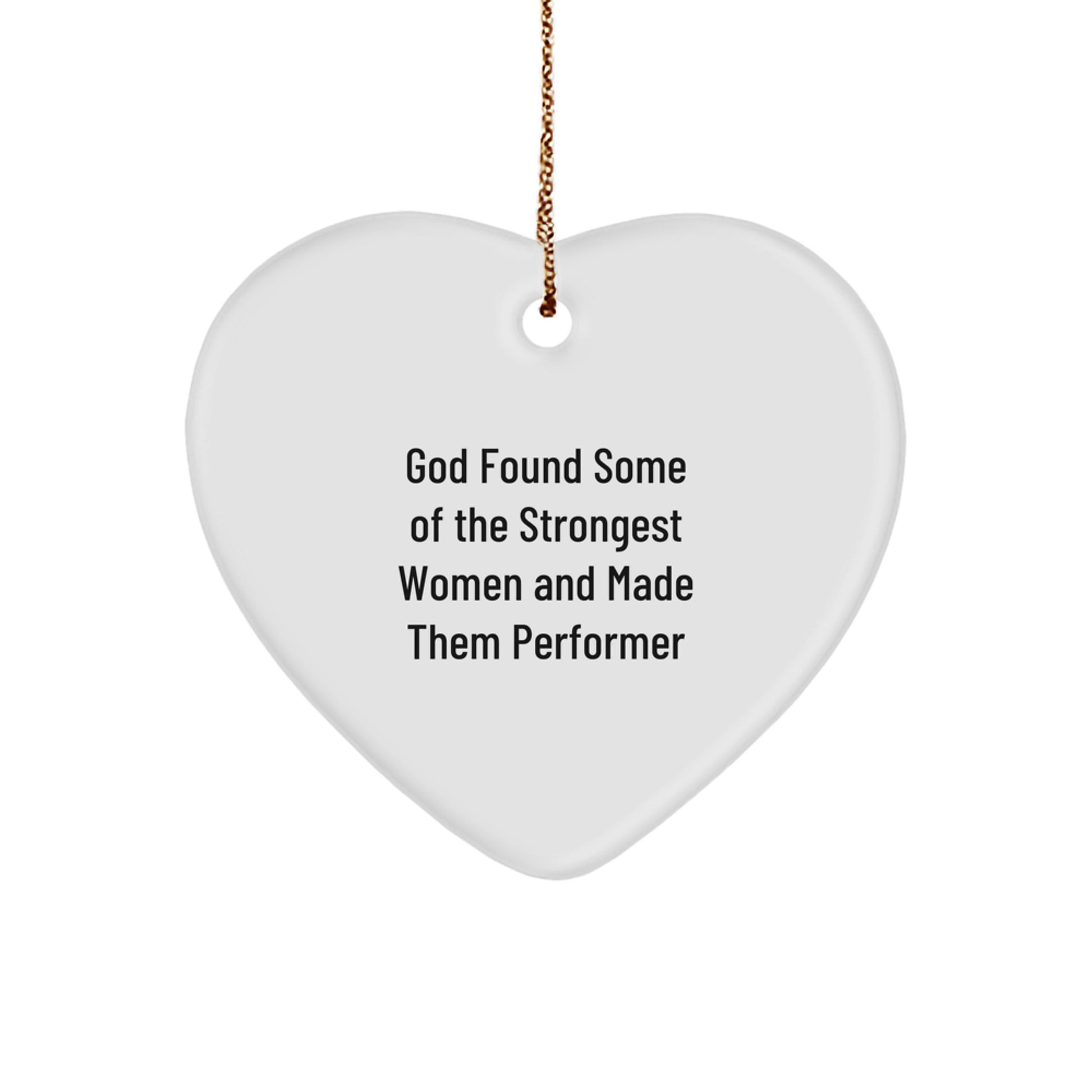 Funny Gifts from Men to Performer Friends on Christmas Unique Ornament - Image 1