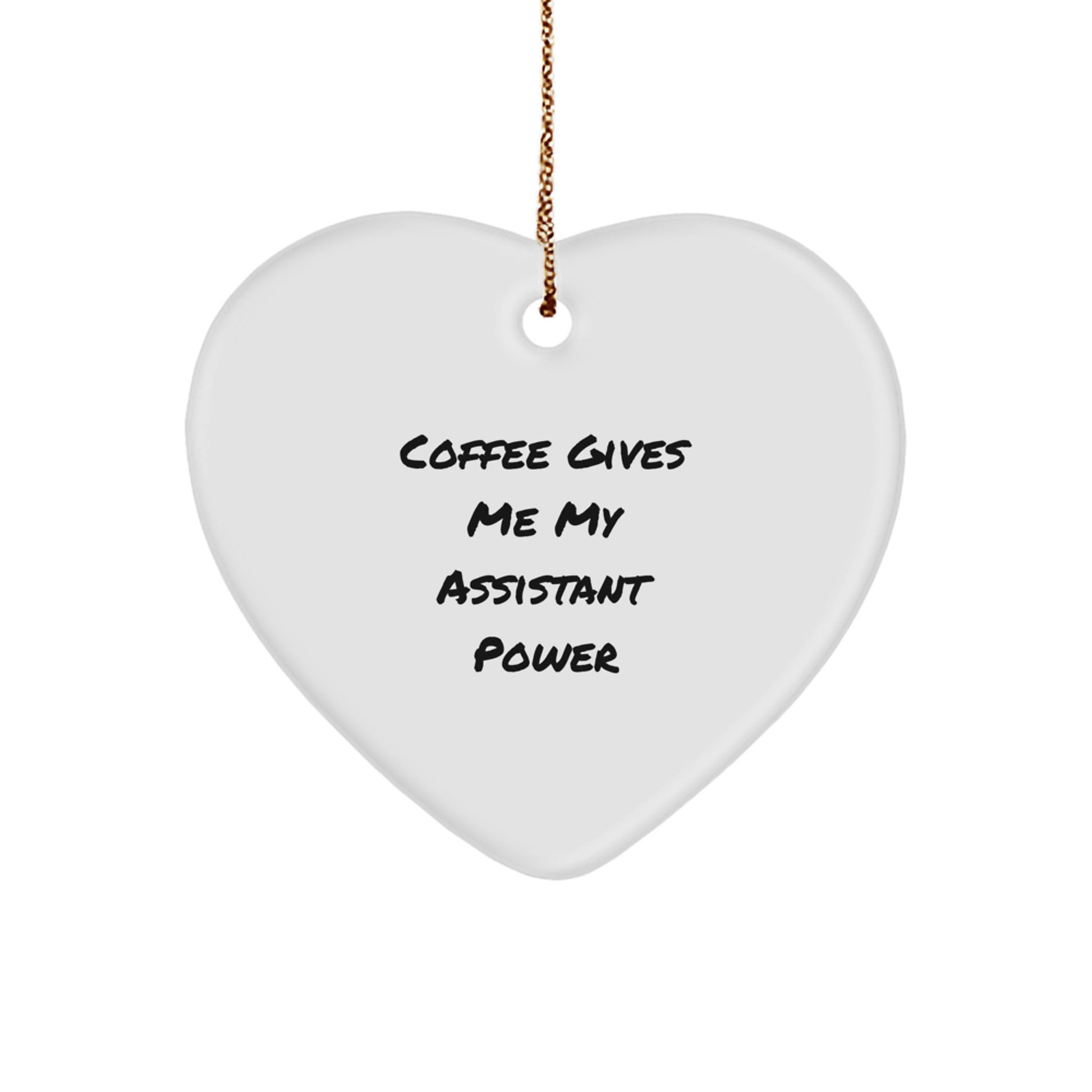 Funny Assistant Heart Ornament Gifts from Family for Men, Women, Friends, Coworkers - Christmas Unique Gifts - Image 1
