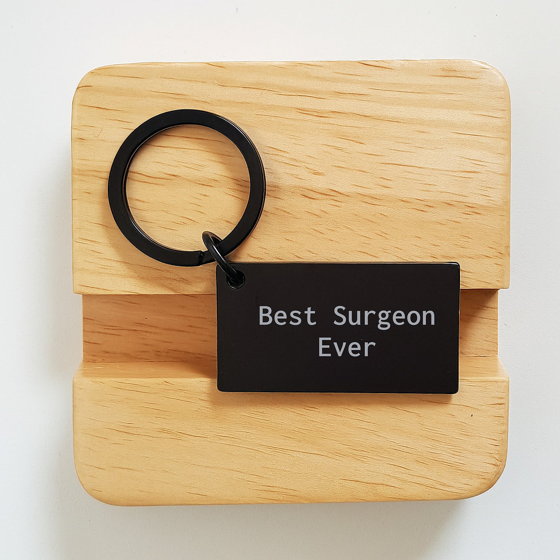 Best Surgeon Ever Keepsake Keychain for Him Birthday Gift - Image 2