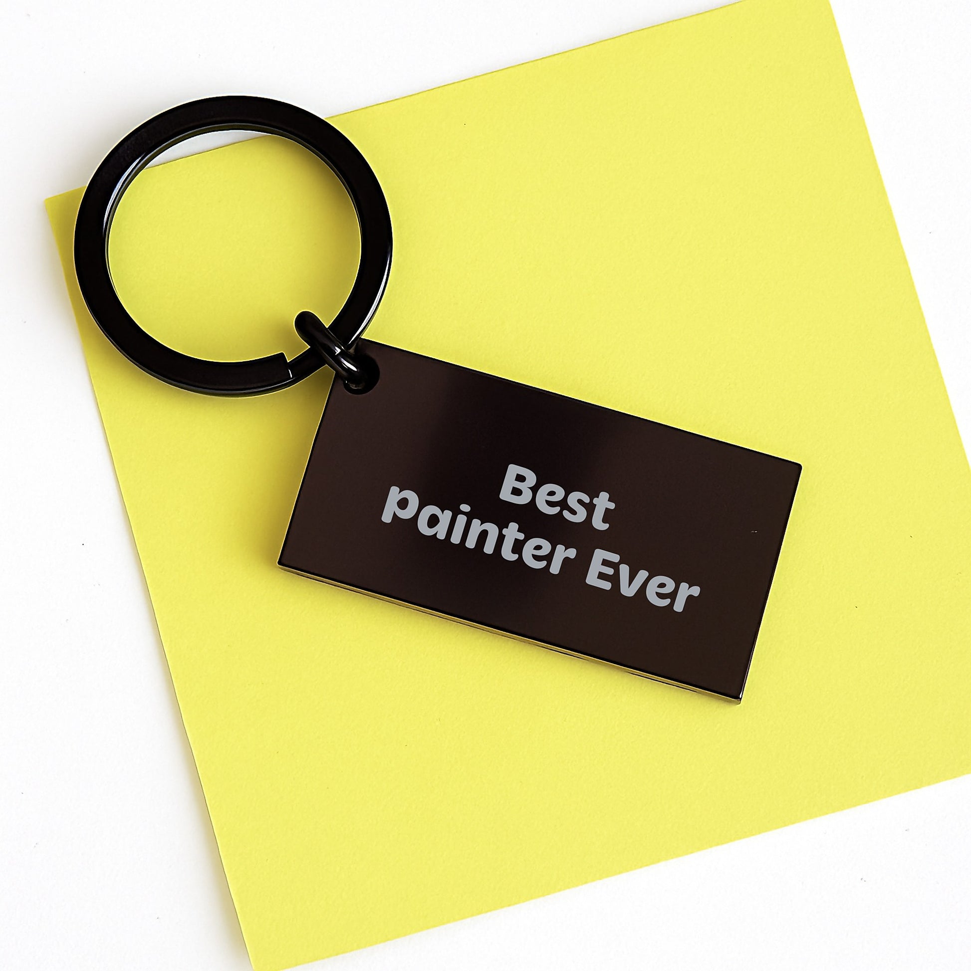 Painter Keepsake Keychain for Him – Birthday Gift with 'Best Painter - Image 3