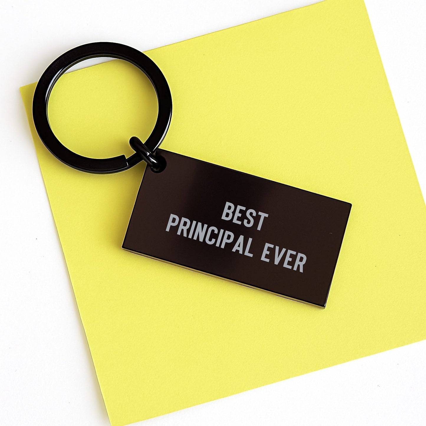 Principal Keepsake Keychain for Him Birthday Gift – Best Principal Ever - Image 3