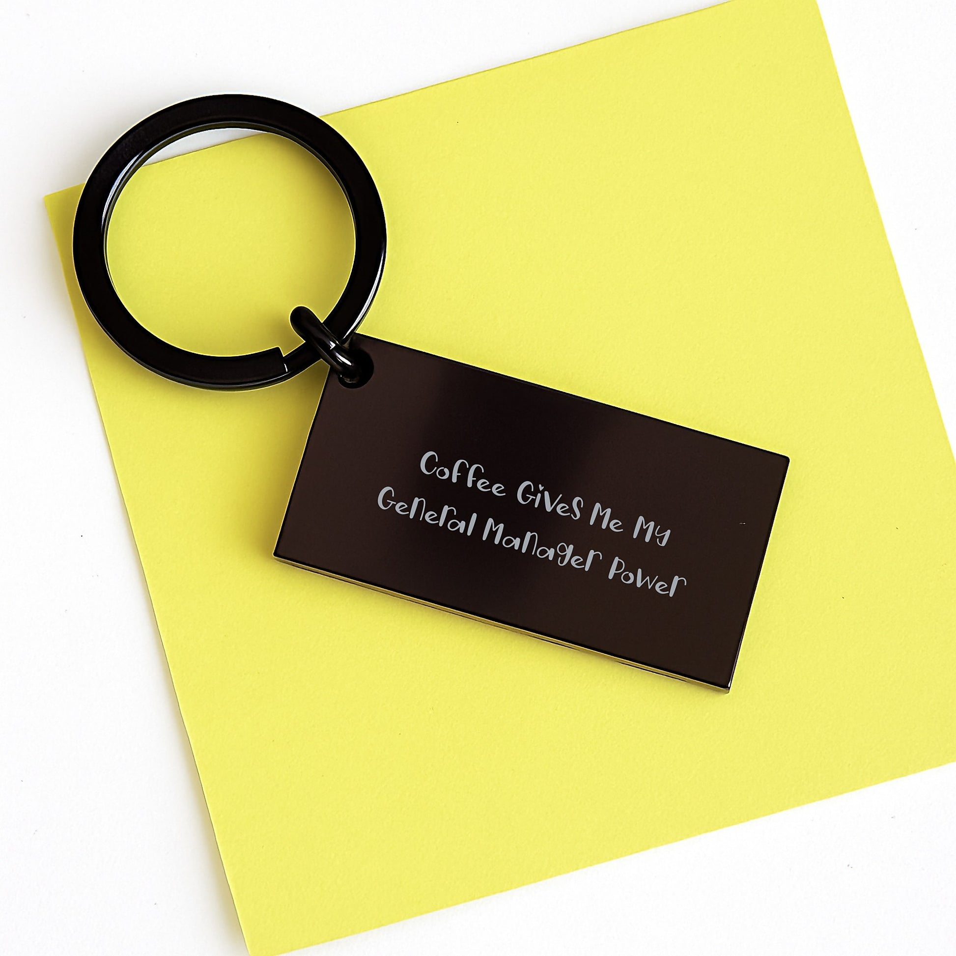 General Manager Keepsake Keychain for Him Birthday Gift - Image 3