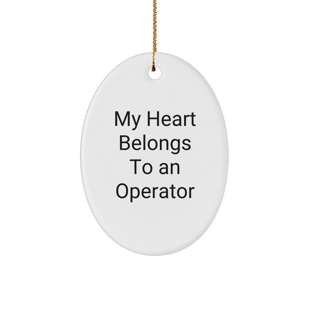Operator Favorite Kids Christmas Ornament Gift Surprise Heart - Image 1