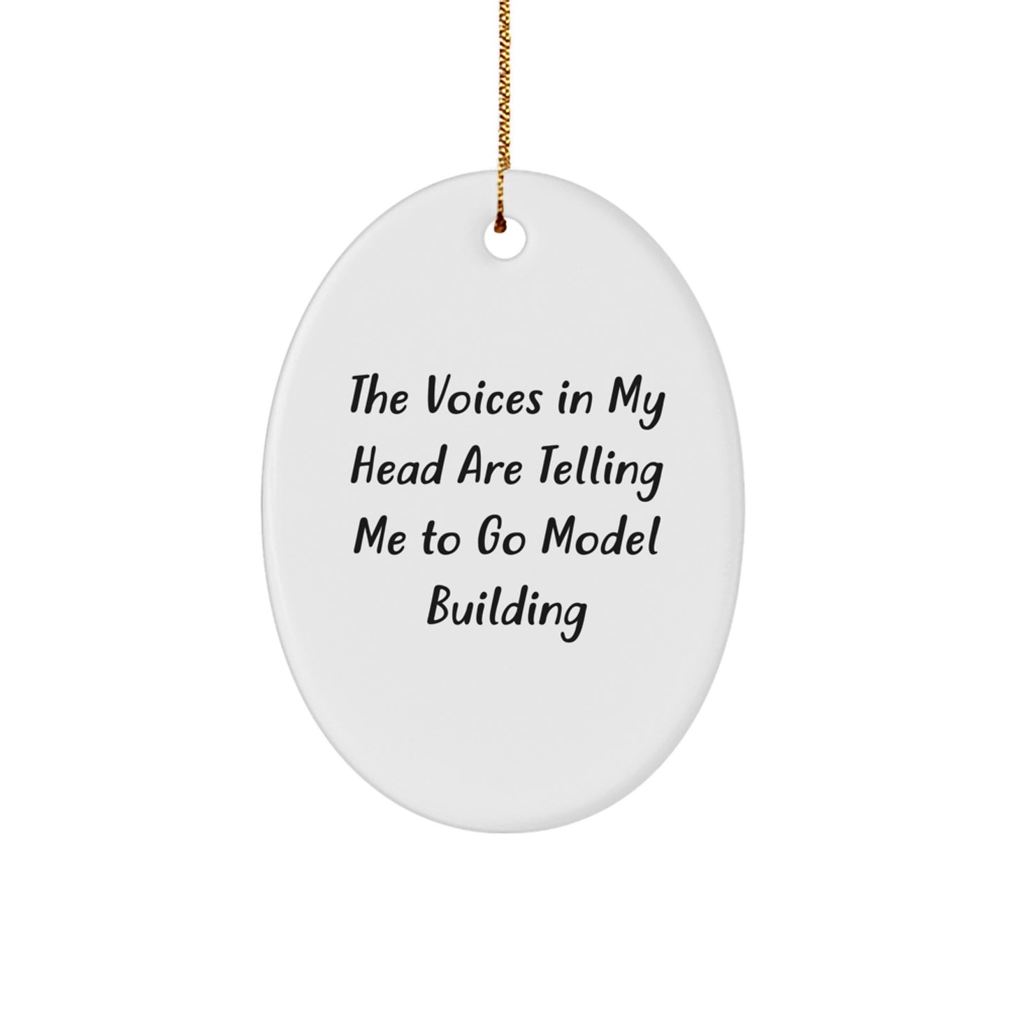 Model Building Christmas Ornament Novelty Playful Gift for Friends - Image 1