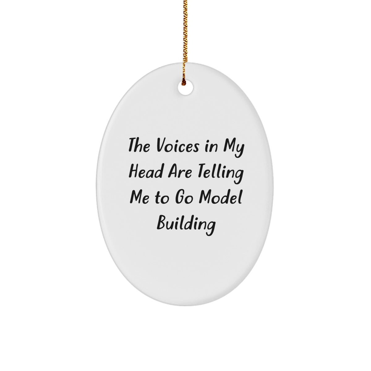 Model Building Christmas Ornament Novelty Playful Gift for Friends - Image 1