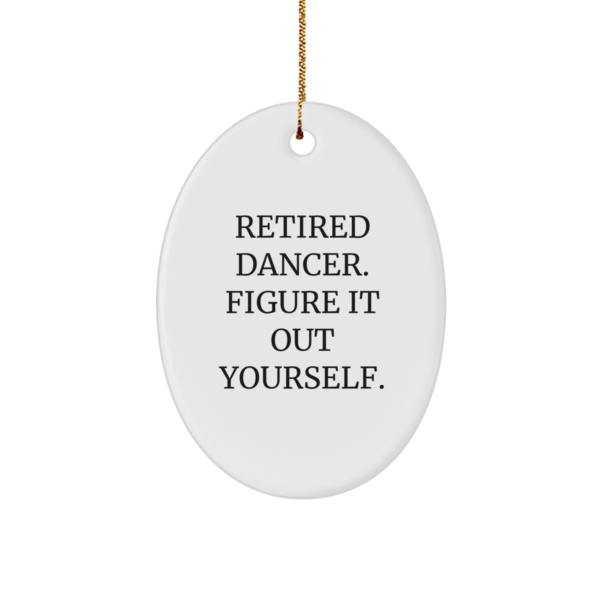 For Him Dancer Keepsake Christmas Ornament Gift Retired Dancer - Image 1