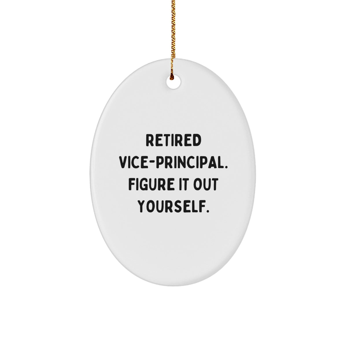 Vice-Principal Keepsake Christmas Ornament for Him Gift - Image 1