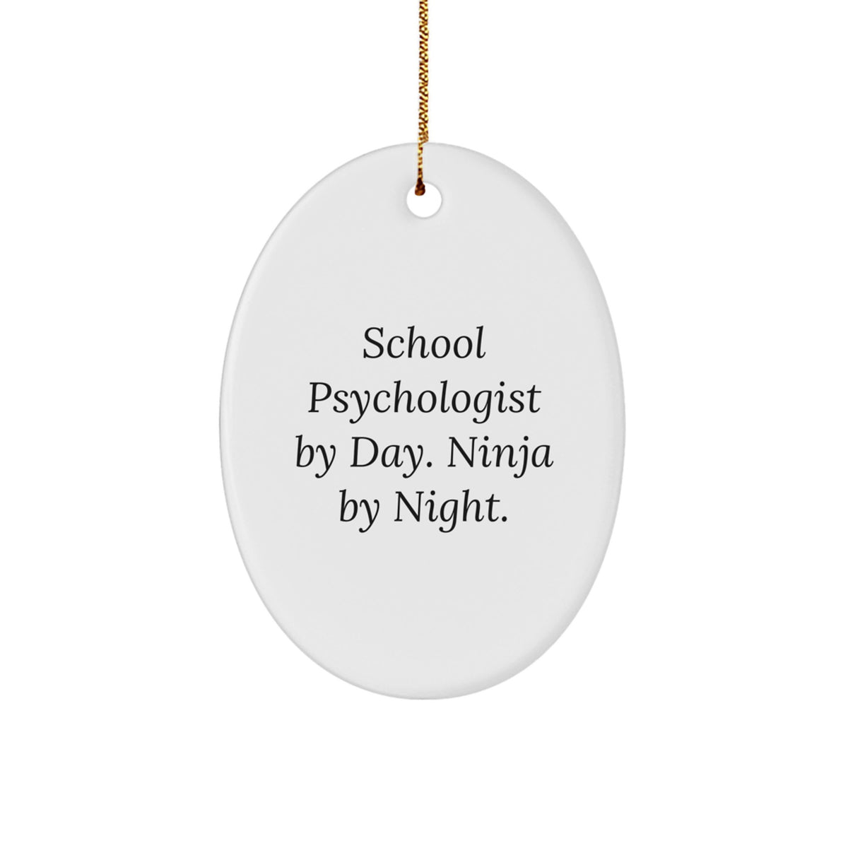 School Psychologist Christmas Ornament Gift for Him - A Thoughtful - Image 1