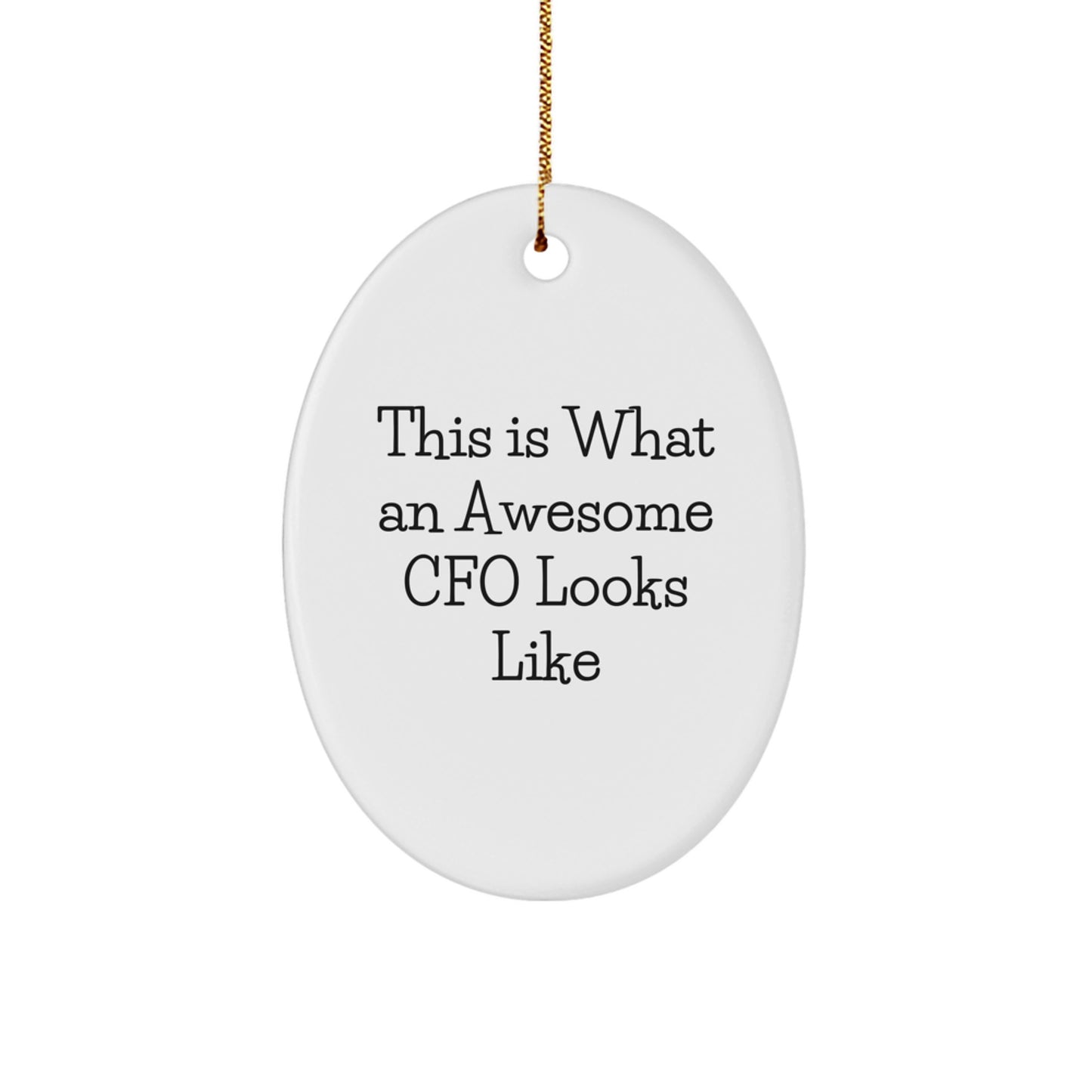 Favorite Cfo Oval Christmas Ornament Keepsake for Kids Holiday Gift - Image 1