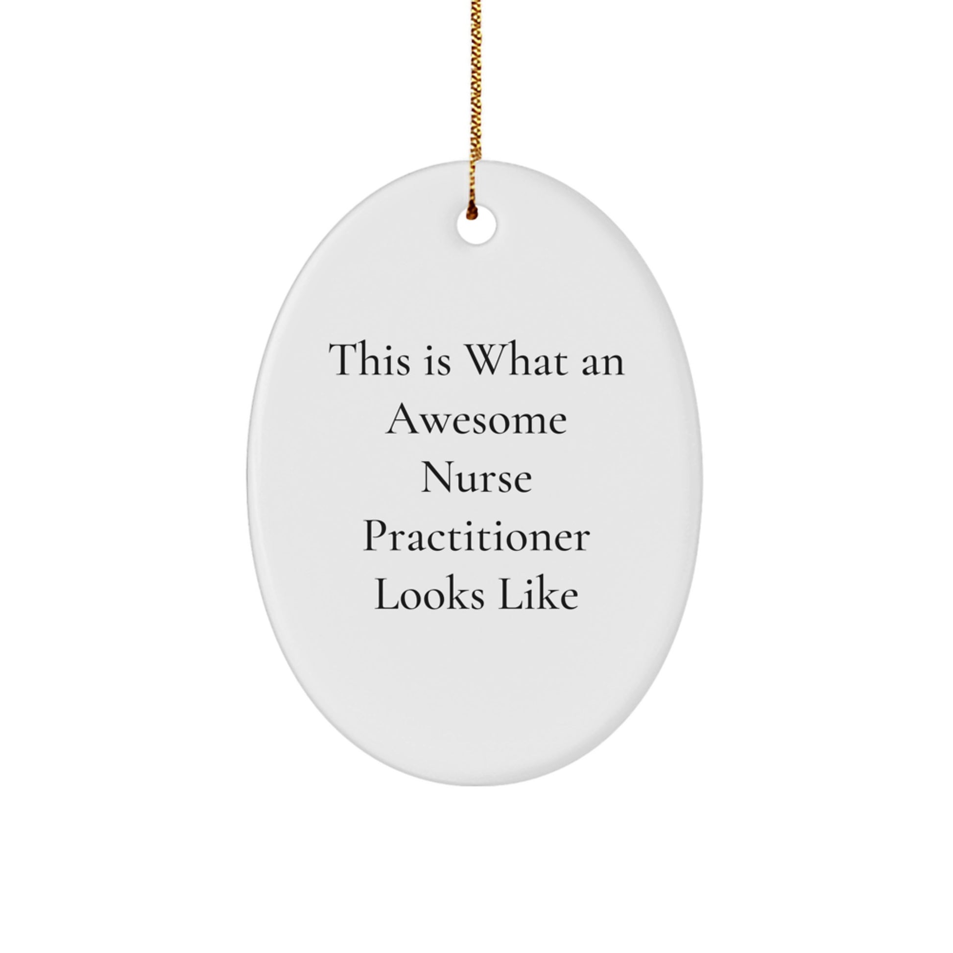 Nurse Practitioner Ornament for Her Gift Nurse Practitioner Looks Like - Image 1