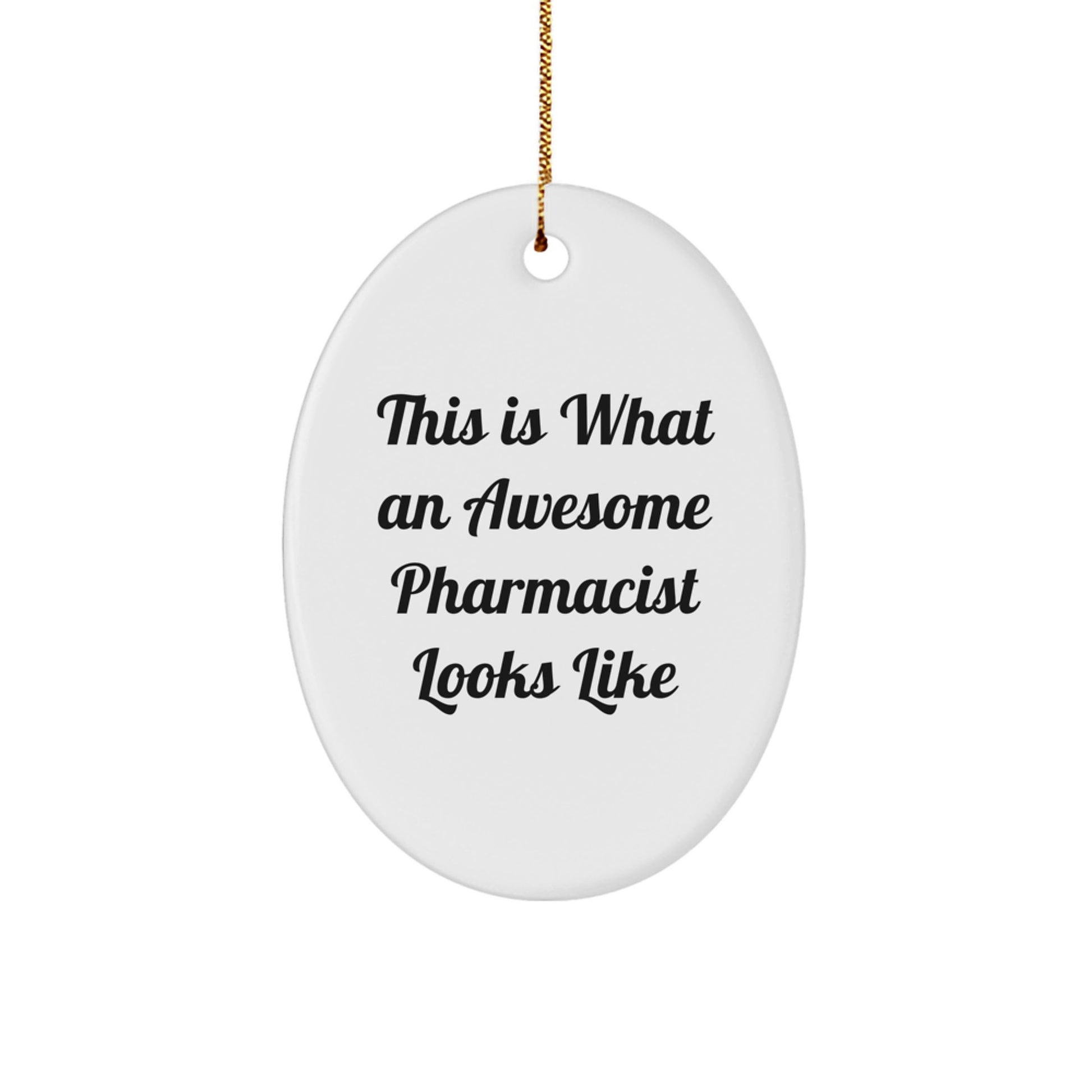 Pharmacist Christmas Ornament for a Colleague Gift Awesome - Image 1