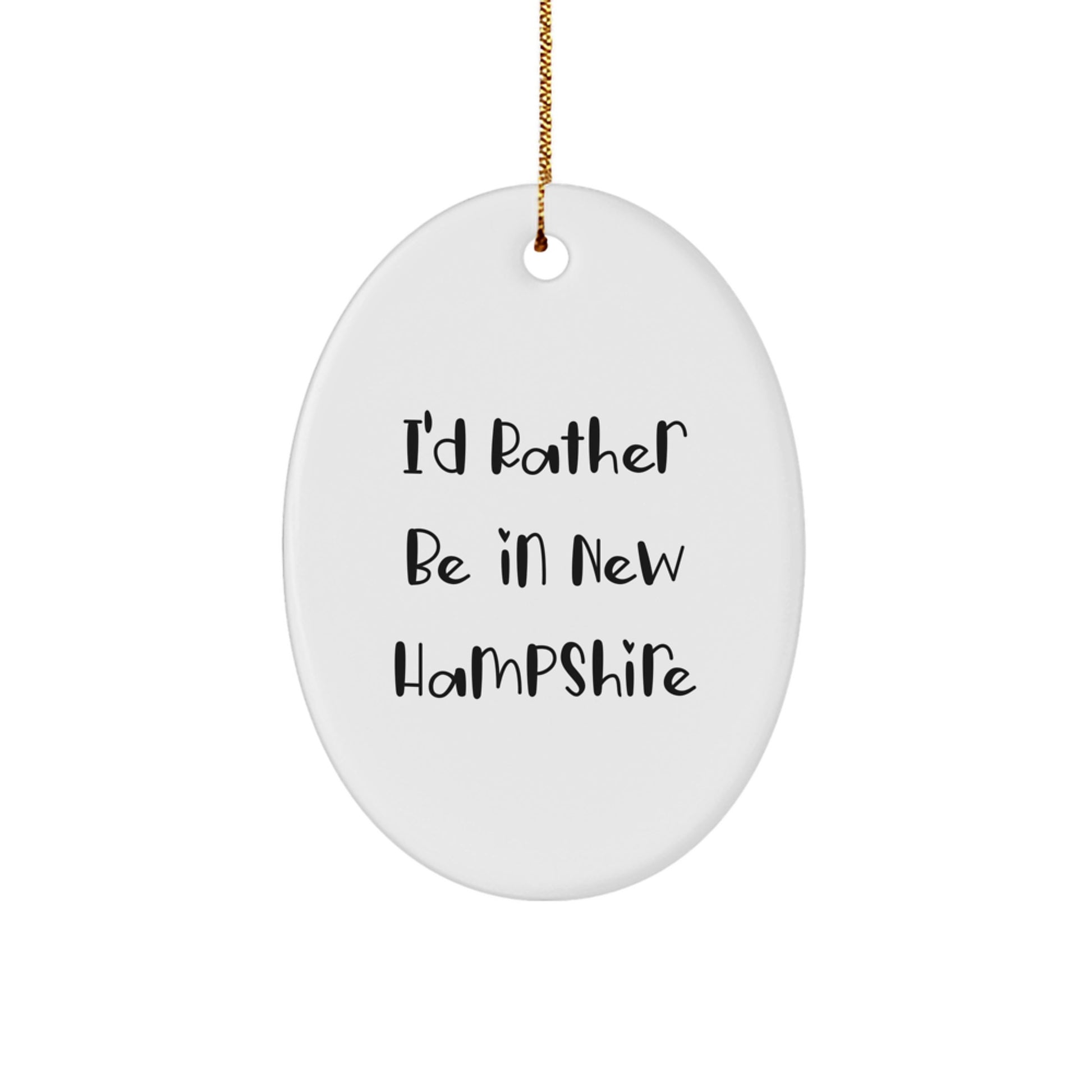 Joyful New Hampshire Christmas Ornament Bright Favorite Kids Gift - Image 1