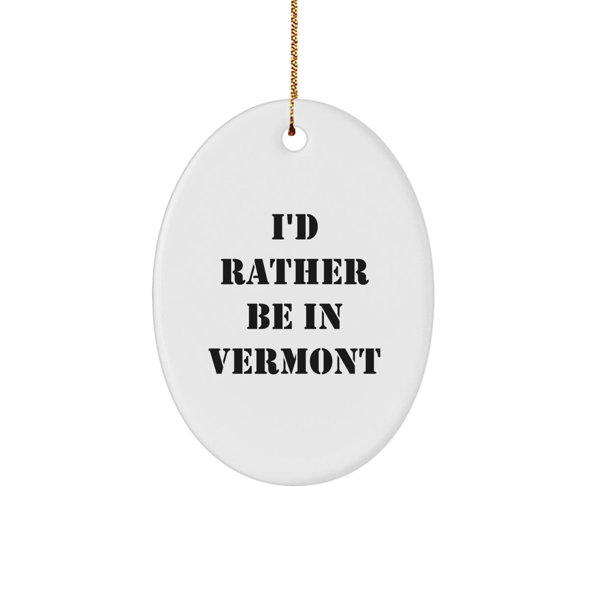 Vermont Keepsake Christmas Ornament for Him Gift – Perfect Surprise - Image 1