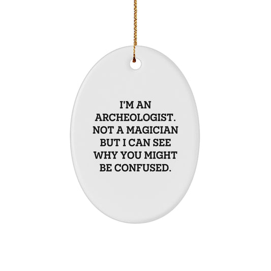 Archeologist Keepsake Christmas Ornament for Him Surprise Gift - Image 1