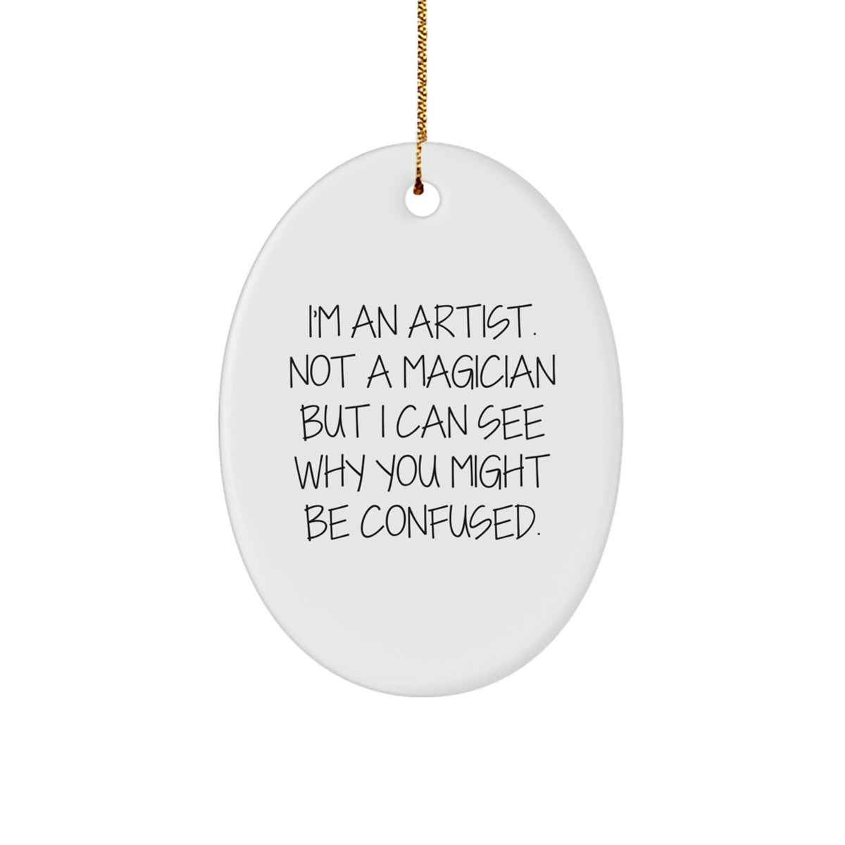 Artist Keepsake Christmas Ornament for Him Gift – Creative Soul Holiday - Image 1