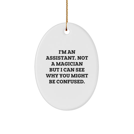 Assistant Keepsake Christmas Ornament for Him Gift - Image 1