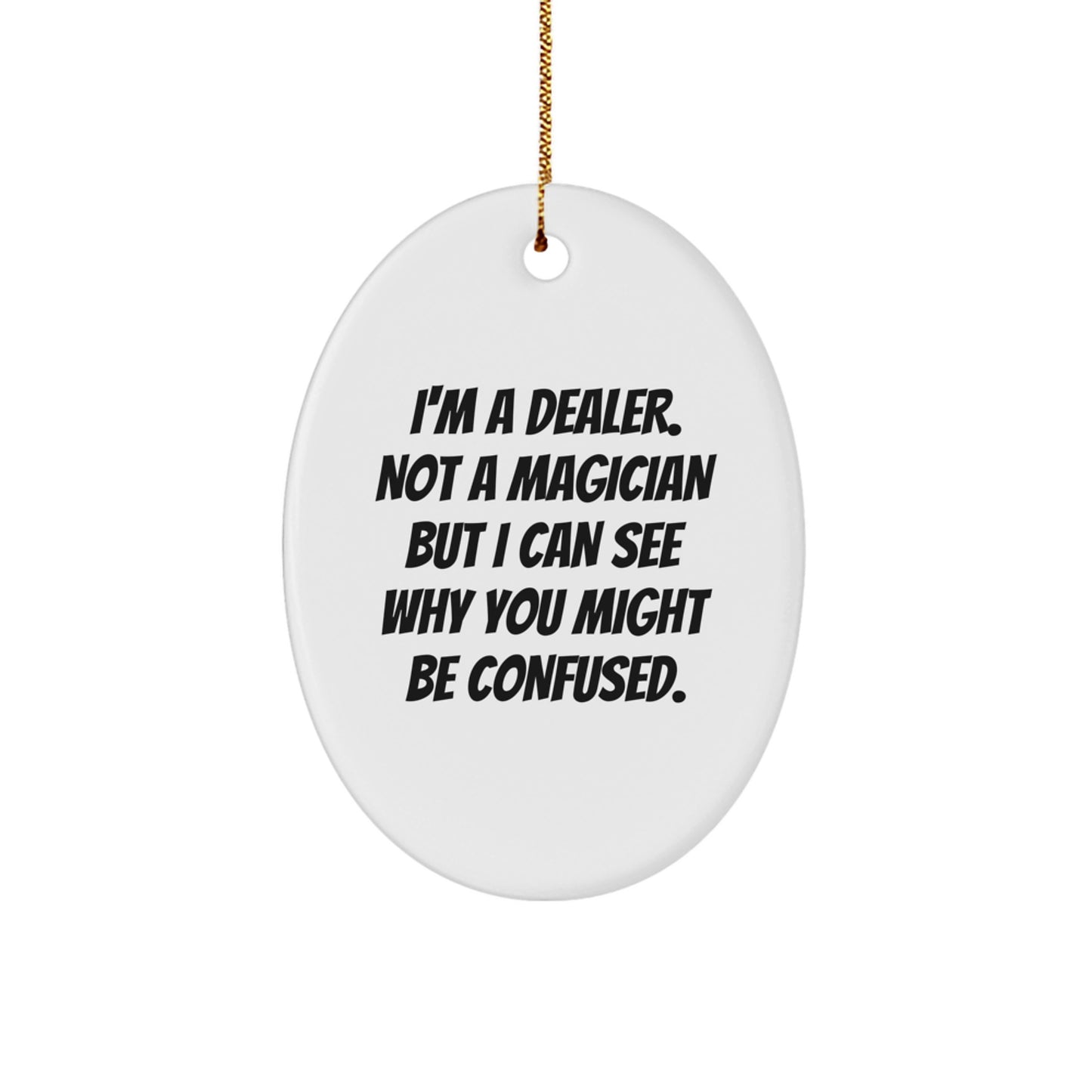 Dealer Keepsake Christmas Ornament for Him Gift - Image 1