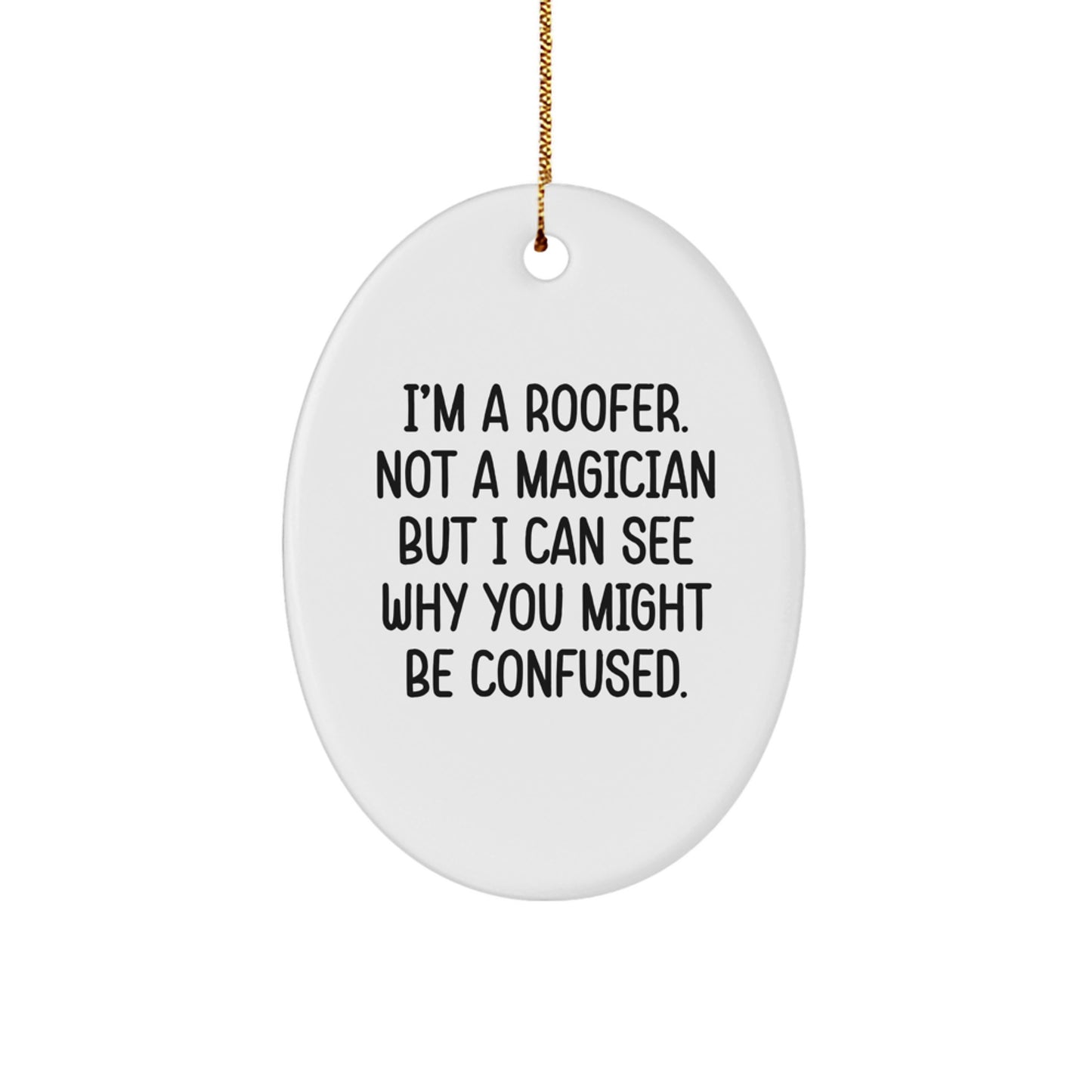 Roofer Christmas Ornament Idea for Coworkers Gift – Holiday Cheer - Image 1