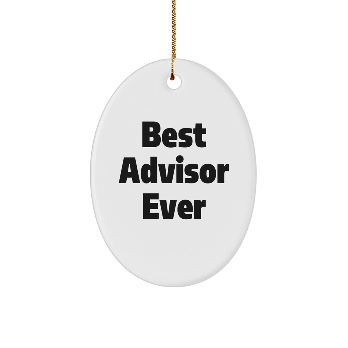 Advisor Christmas Ornament Keepsake For Him Gift – Best Advisor Ever - Image 1