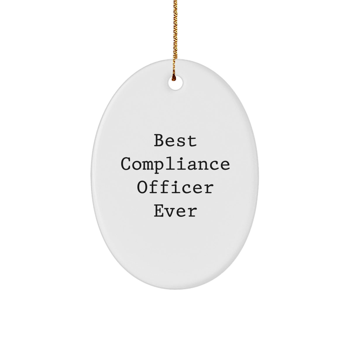Compliance Officer Novelty Christmas Ornament for Friends Gift - Image 1