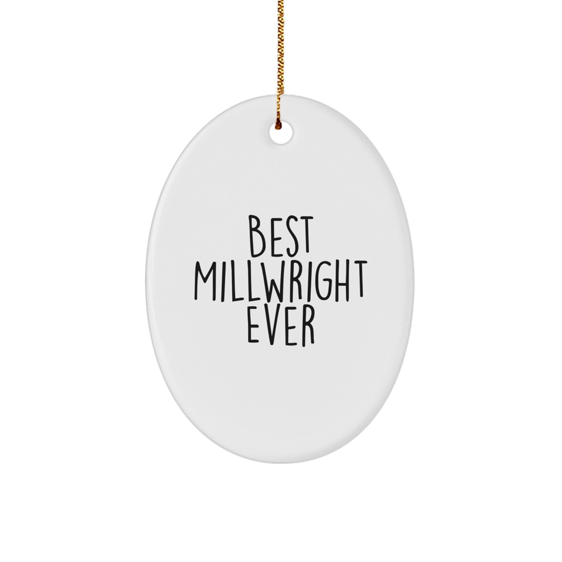 Playful Best Millwright Ever Christmas Ornament for Roommates Gift - Image 1