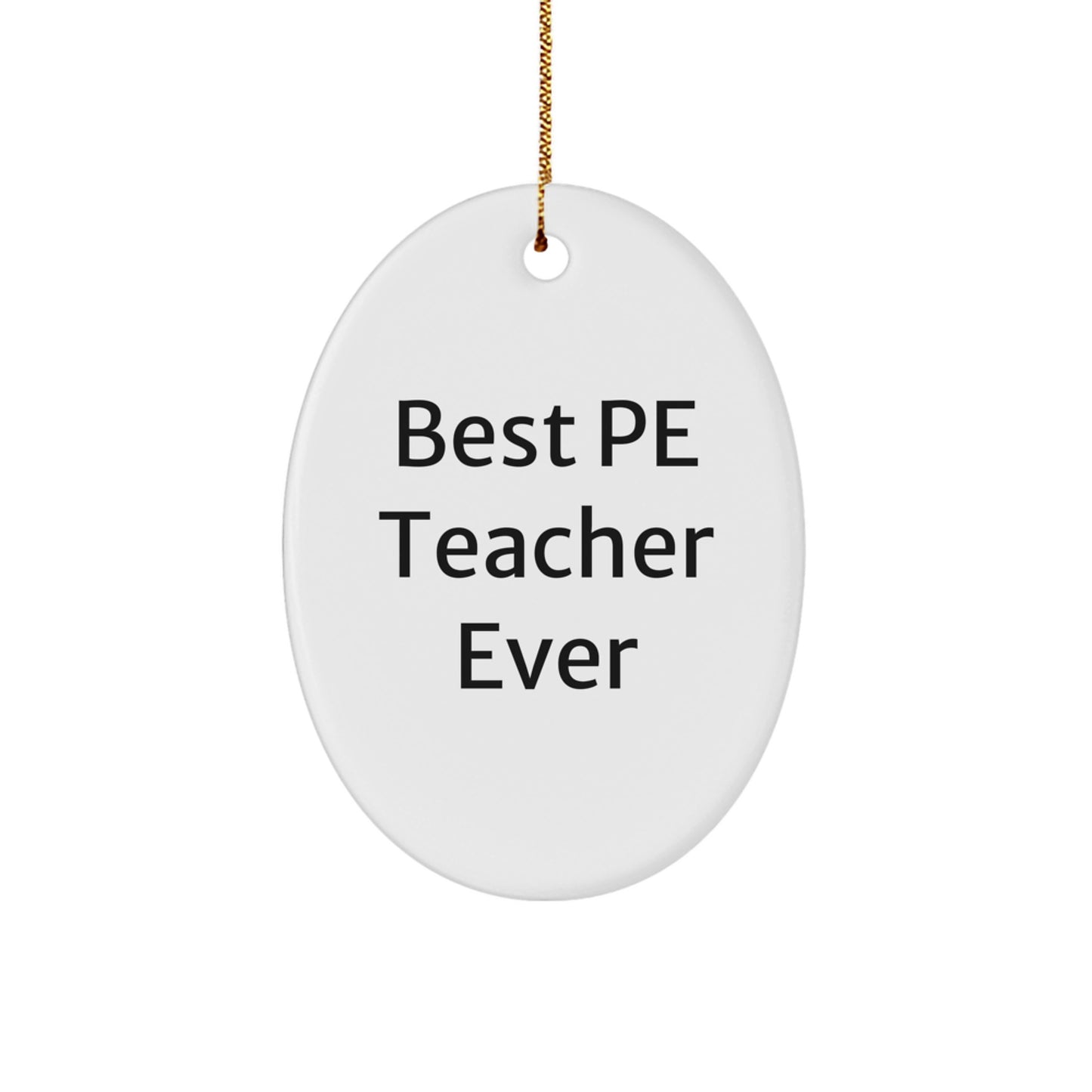 PE Teacher Keepsake Christmas Ornament for Him Gift - Image 1