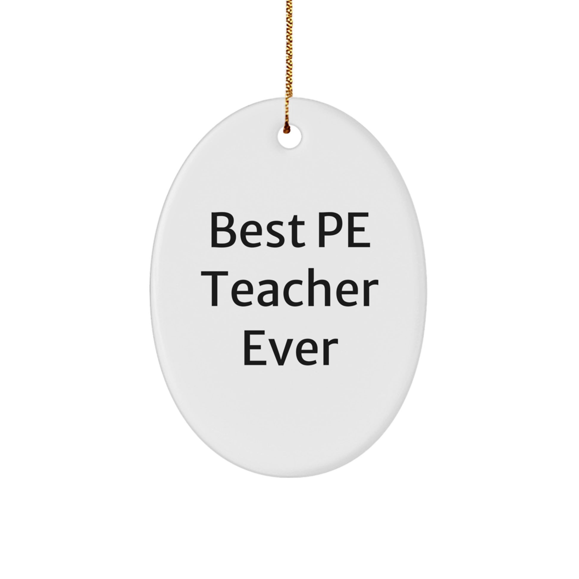 PE Teacher Keepsake Christmas Ornament for Him Gift - Image 1