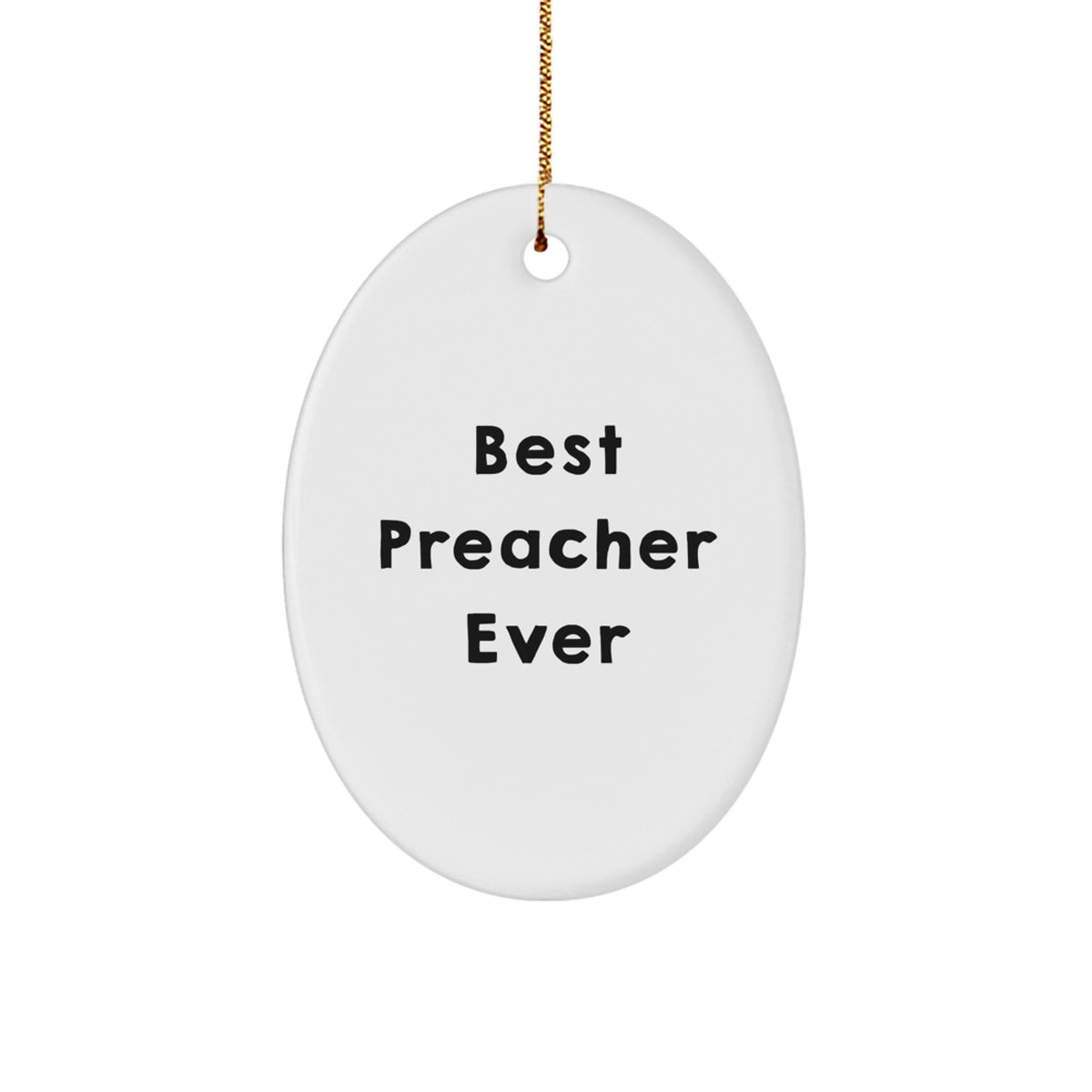 Preacher Christmas Ornament Keepsake for Him Gift - Image 1