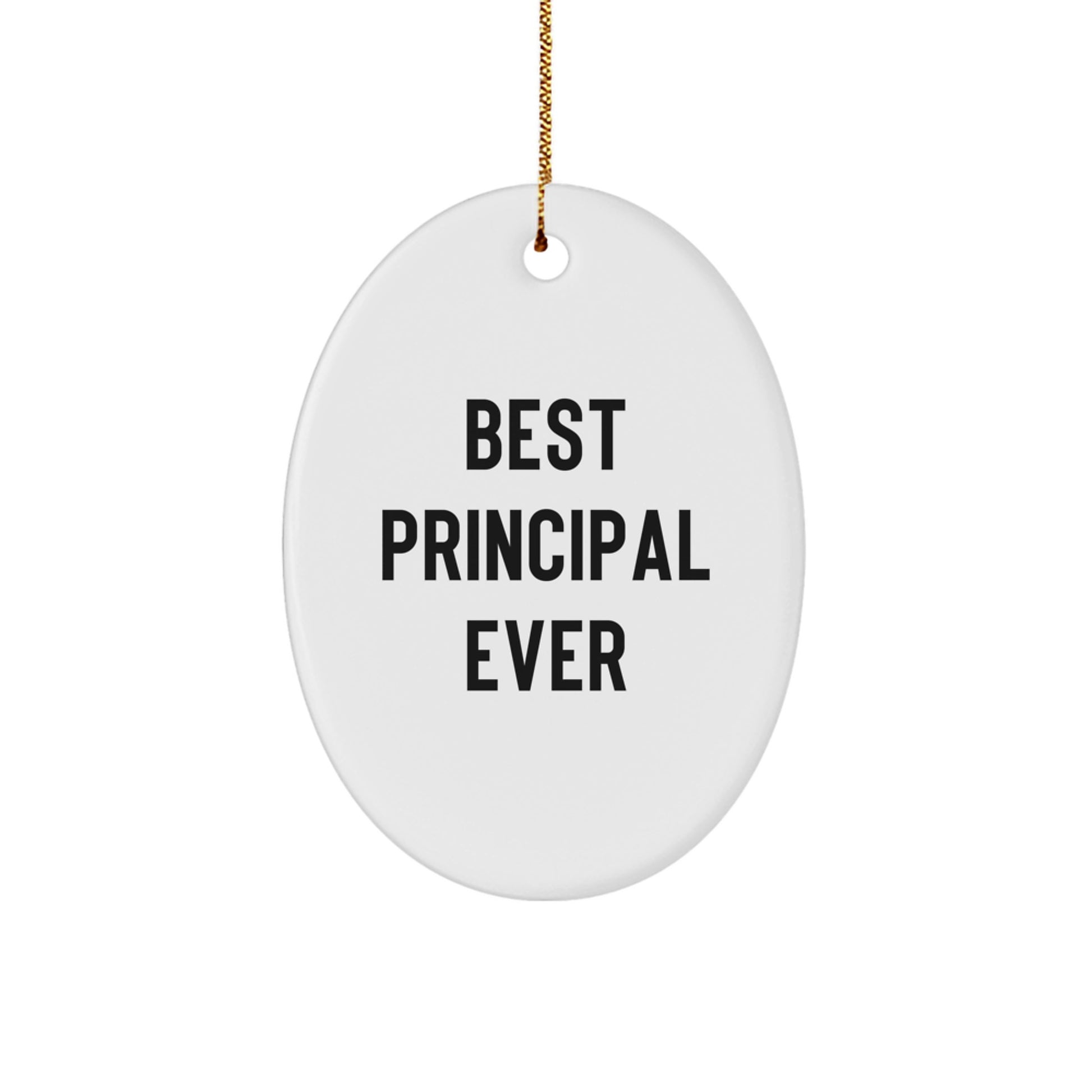 Principal Keepsake Christmas Ornament for Him Gift – Best Principal Ever - Image 1
