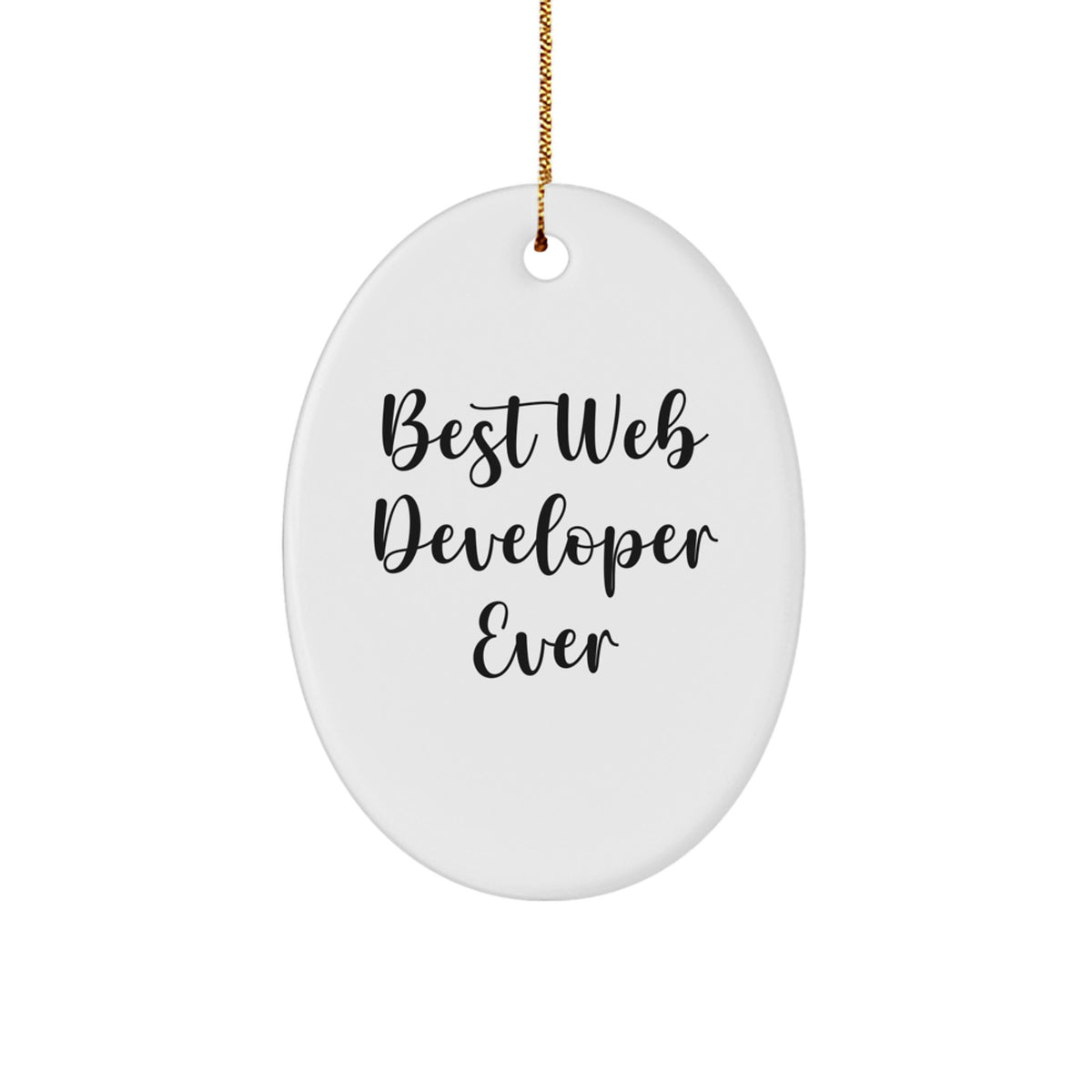 Christmas Gift for Her Web Developer Keepsake Ornament Present - Image 1